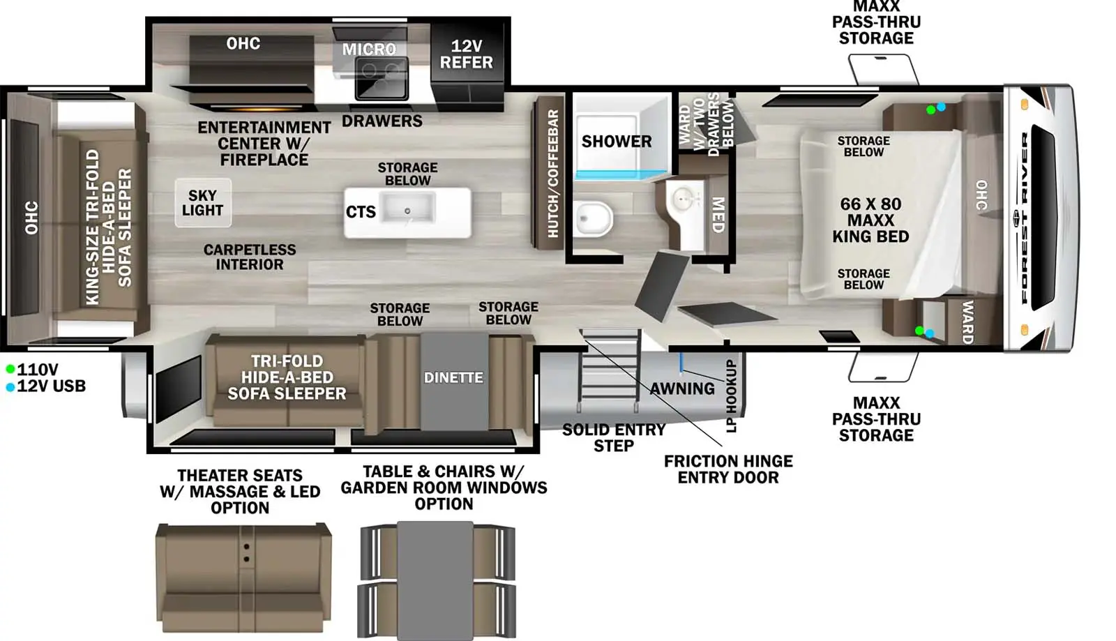 278RLX Floorplan Image